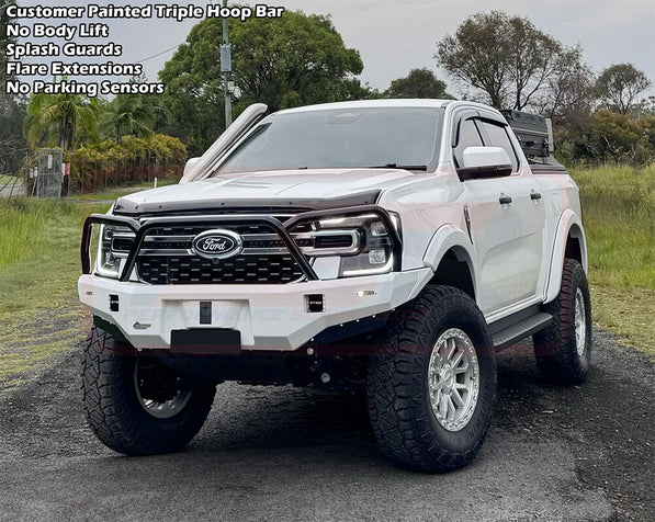 Ford Ranger Next Gen Ambush Triple Hoop Bullbar image 0