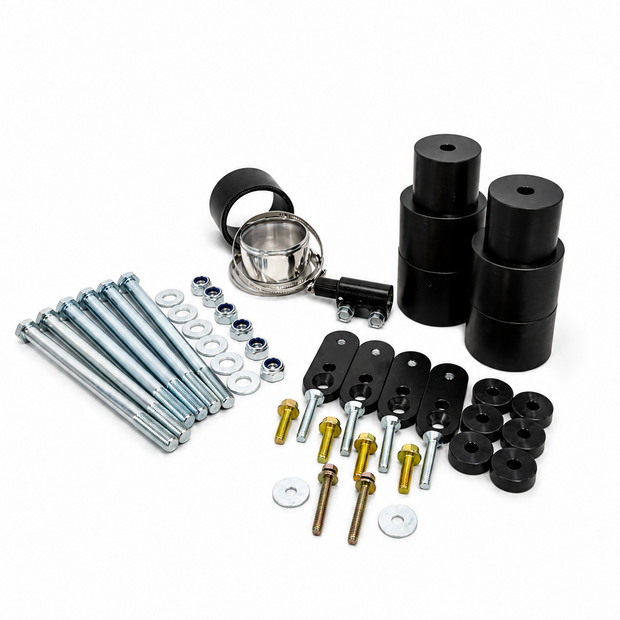 Toyota Hilux N80 2-inch body lift kit for cab only, designed for models from 2016 to 2020, by Vehicle Modifications Network.