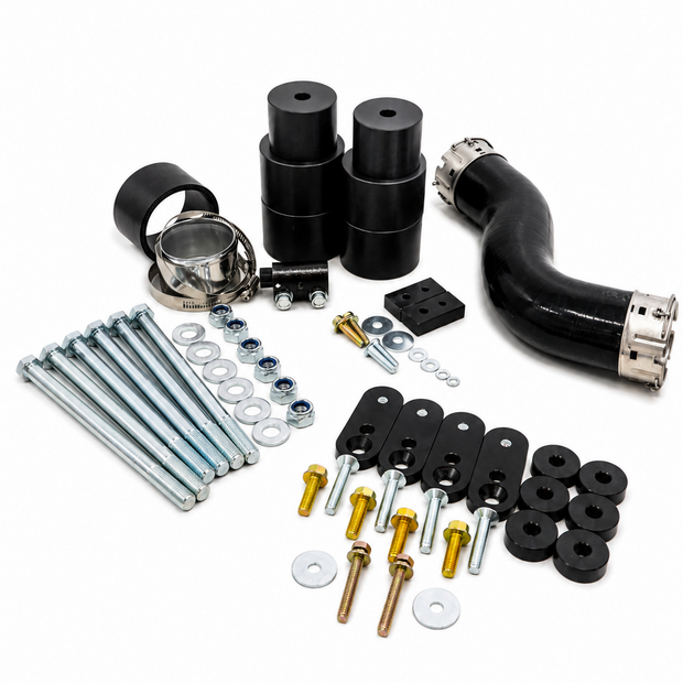 Toyota Hilux N80 2-inch wide body lift kit for cab only, designed for 2024+ models by Vehicle Modifications Network.