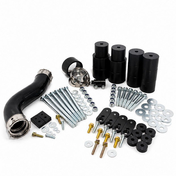 Toyota Hilux N80 wide body 2-inch body lift kit from Vehicle Modifications Network, designed for cab and tray models 2024+.
