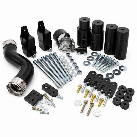 Toyota Hilux N80 GR Wide Body 2-inch body lift kit with cab and tub components, designed for 2024+ vehicles by Vehicle Modifications Network.